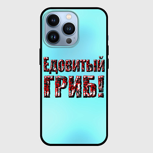 Чехол iPhone 13 Pro Едовитый гриб / 3D-Черный – фото 1