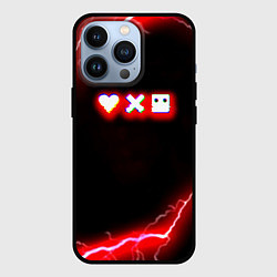 Чехол iPhone 13 Pro Love death robots storm