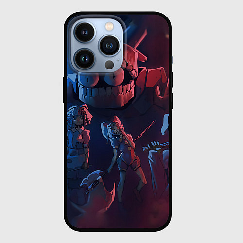 Чехол iPhone 13 Pro Удивительный цифровой цирк / 3D-Черный – фото 1