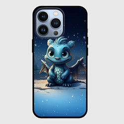 Чехол iPhone 13 Pro Снежный дракон 2024