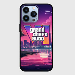 Чехол iPhone 13 Pro GTA 6 nigh city