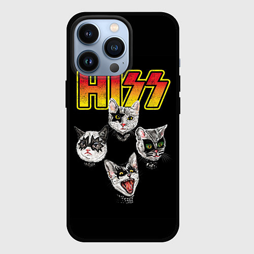 Чехол iPhone 13 Pro HISS / 3D-Черный – фото 1