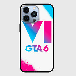 Чехол iPhone 13 Pro GTA 6 neon gradient style