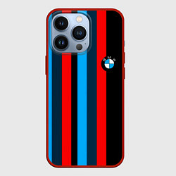 Чехол для iPhone 13 Pro BMW sport line car, цвет: 3D-красный