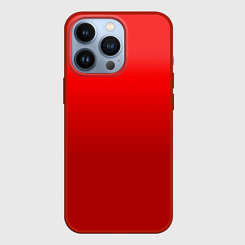 Чехол iPhone 13 Pro Кроваво-красный градиент / 3D-Красный – фото 1