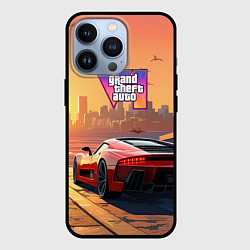 Чехол iPhone 13 Pro GTA 6 авто вид сзади