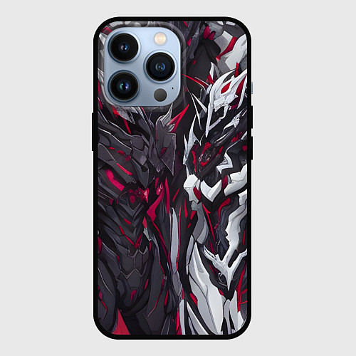 Чехол iPhone 13 Pro Адская броня / 3D-Черный – фото 1