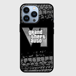 Чехол iPhone 13 Pro GTA 6 следы шин