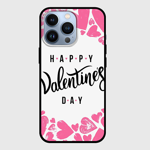 Чехол iPhone 13 Pro Valentines day / 3D-Черный – фото 1