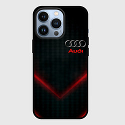 Чехол iPhone 13 Pro Audi stripes neon