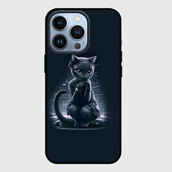 Чехол iPhone 13 Pro Sweet cat - cyberpunk