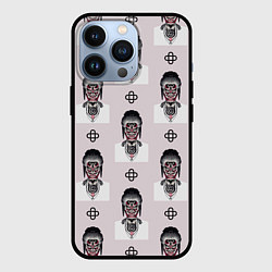 Чехол iPhone 13 Pro Лицо маска и кельтский узел