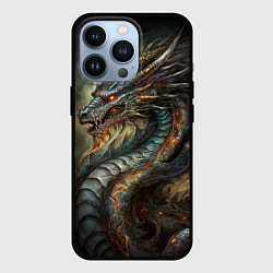 Чехол для iPhone 13 Pro Древний пещерный дракон символ 2024, цвет: 3D-черный