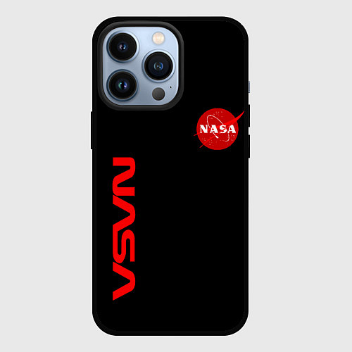 Чехол iPhone 13 Pro NASA космос / 3D-Черный – фото 1