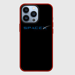 Чехол для iPhone 13 Pro NASA space usa, цвет: 3D-красный