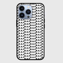 Чехол для iPhone 13 Pro BAP kpop steel pattern, цвет: 3D-черный