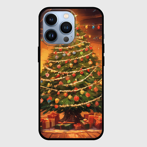 Чехол iPhone 13 Pro Магия Рождества / 3D-Черный – фото 1