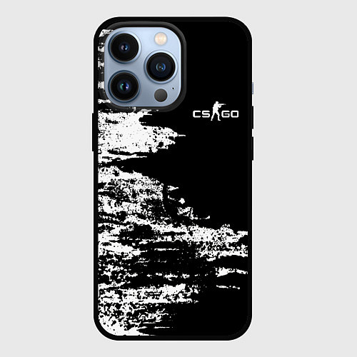 Чехол iPhone 13 Pro Counter Strike go - pattern / 3D-Черный – фото 1