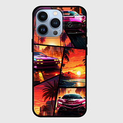 Чехол для iPhone 13 Pro GTA style art, цвет: 3D-черный