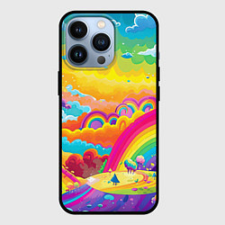 Чехол iPhone 13 Pro Мир радуги и ярких красок