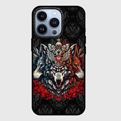 Чехол iPhone 13 Pro Русские волки
