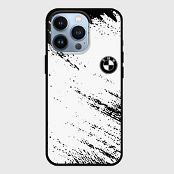 Чехол iPhone 13 Pro BMW краски текстура брызги