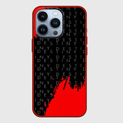 Чехол для iPhone 13 Pro Дестини паттерн шутер краски, цвет: 3D-красный