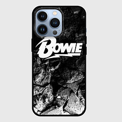 Чехол iPhone 13 Pro David Bowie black graphite