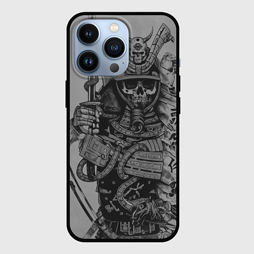 Чехол iPhone 13 Pro Demonic samurai / 3D-Черный – фото 1