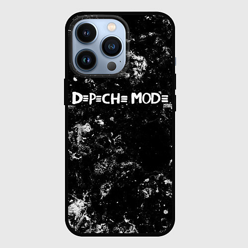 Чехол iPhone 13 Pro Depeche Mode black ice / 3D-Черный – фото 1