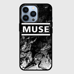 Чехол iPhone 13 Pro Muse black graphite