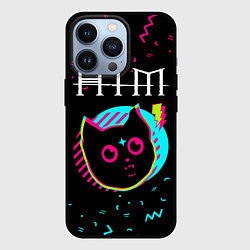 Чехол для iPhone 13 Pro HIM - rock star cat, цвет: 3D-черный