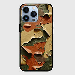 Чехол iPhone 13 Pro Реалистичный камуфляж из краски