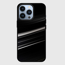 Чехол для iPhone 13 Pro Black abstract background, цвет: 3D-черный
