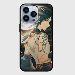 Чехол iPhone 13 Pro Персонаж игры Геншин - Сяо Xiao