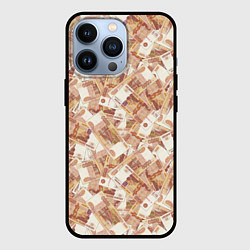 Чехол iPhone 13 Pro Деньги - купюры в 5 тысяч рублей