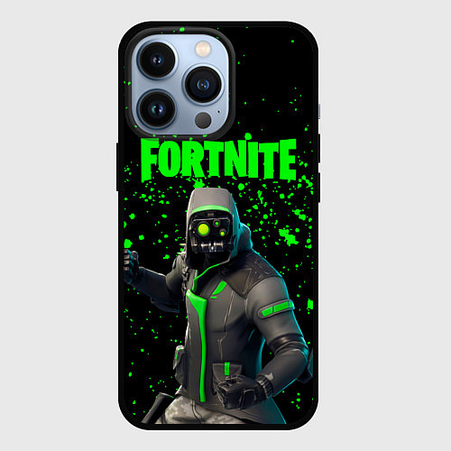 Чехол iPhone 13 Pro Fortnite new / 3D-Черный – фото 1