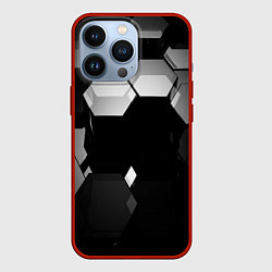 Чехол iPhone 13 Pro Нано соты шестиугольник