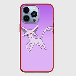 Чехол iPhone 13 Pro Espeon Pokemon - розовая кошка покемон