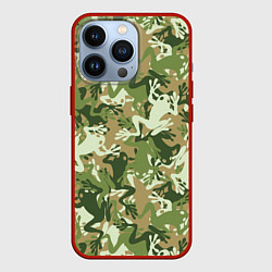 Чехол iPhone 13 Pro Лягушата камуфляж