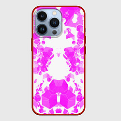 Чехол iPhone 13 Pro Розовые осколки