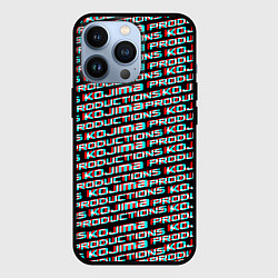 Чехол iPhone 13 Pro Kojima glitch pattern studio