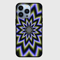Чехол iPhone 13 Pro Оптическая иллюзия в виде звезды