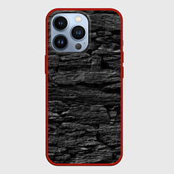 Чехол iPhone 13 Pro Графитовый черный камень