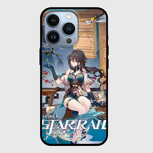 Чехол iPhone 13 Pro Жуань Мэй из Хонкая / 3D-Черный – фото 1