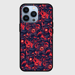 Чехол iPhone 13 Pro Монстры паттерн