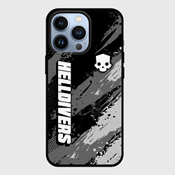 Чехол для iPhone 13 Pro Helldivers 2: Skull Logo, цвет: 3D-черный