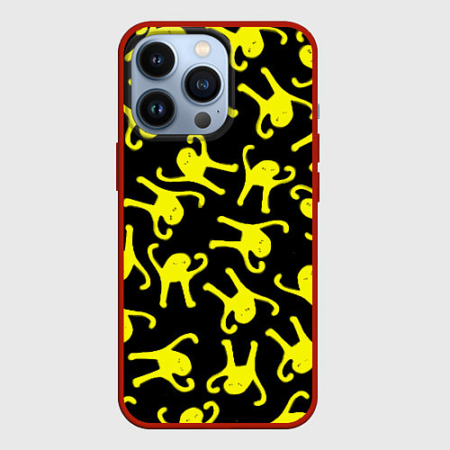 Чехол iPhone 13 Pro Ъуъ съука pattern mem / 3D-Красный – фото 1