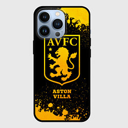 Чехол iPhone 13 Pro Aston Villa - gold gradient