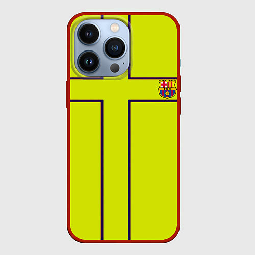 Чехол iPhone 13 Pro Barcelona fc club sport / 3D-Красный – фото 1